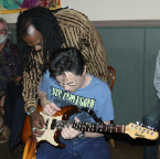 Larry Mitchell & Fred Chester play the same guitar